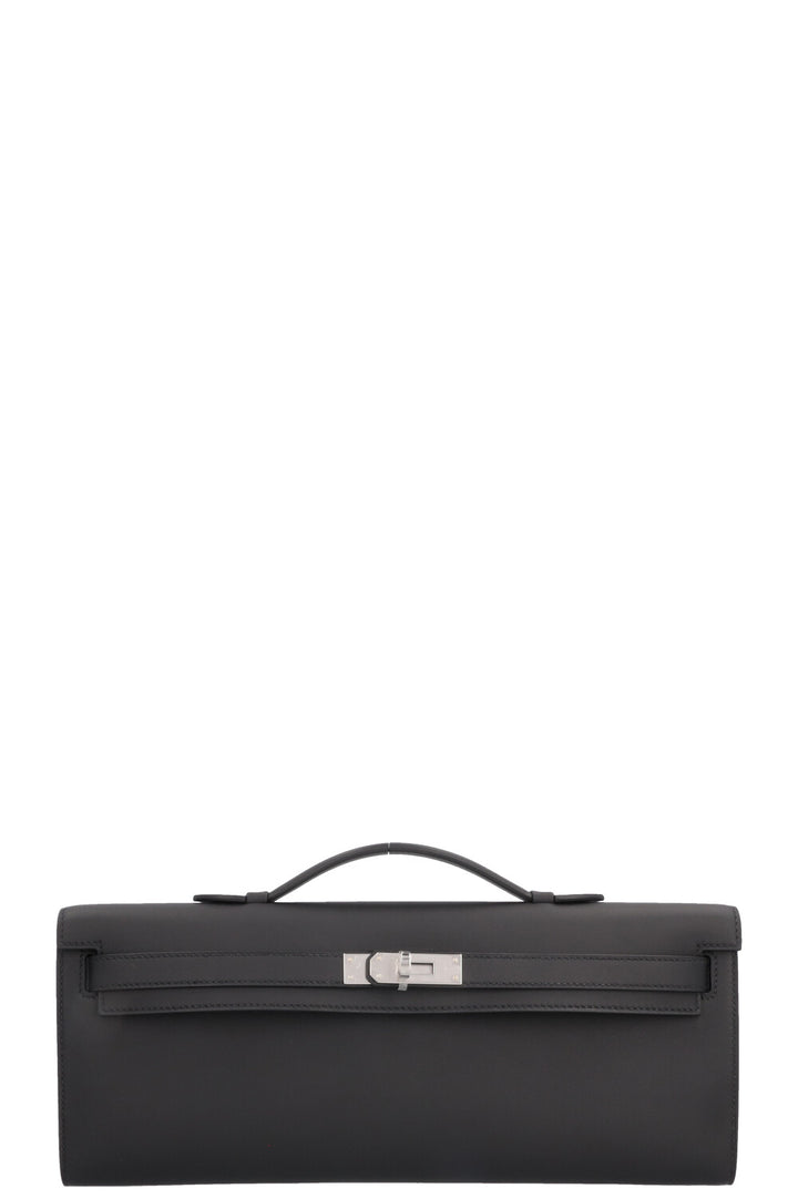 HERMÈS Kelly Cut Swift Noir Palladium