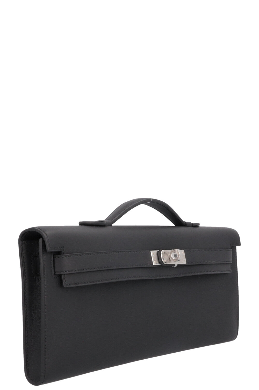 HERMÈS Kelly Cut Swift Noir Palladium