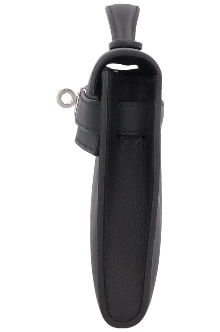 HERMÈS Kelly Cut Swift Noir Palladium