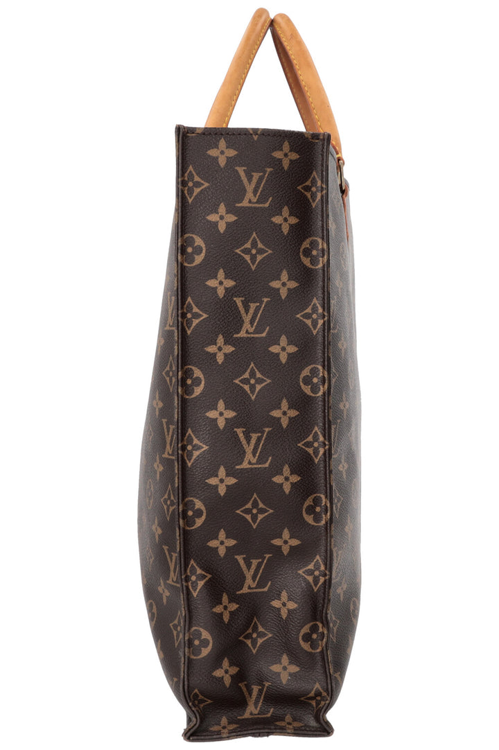 LOUIS VUITTON Sac Plat Tote Bag MNG Canvas