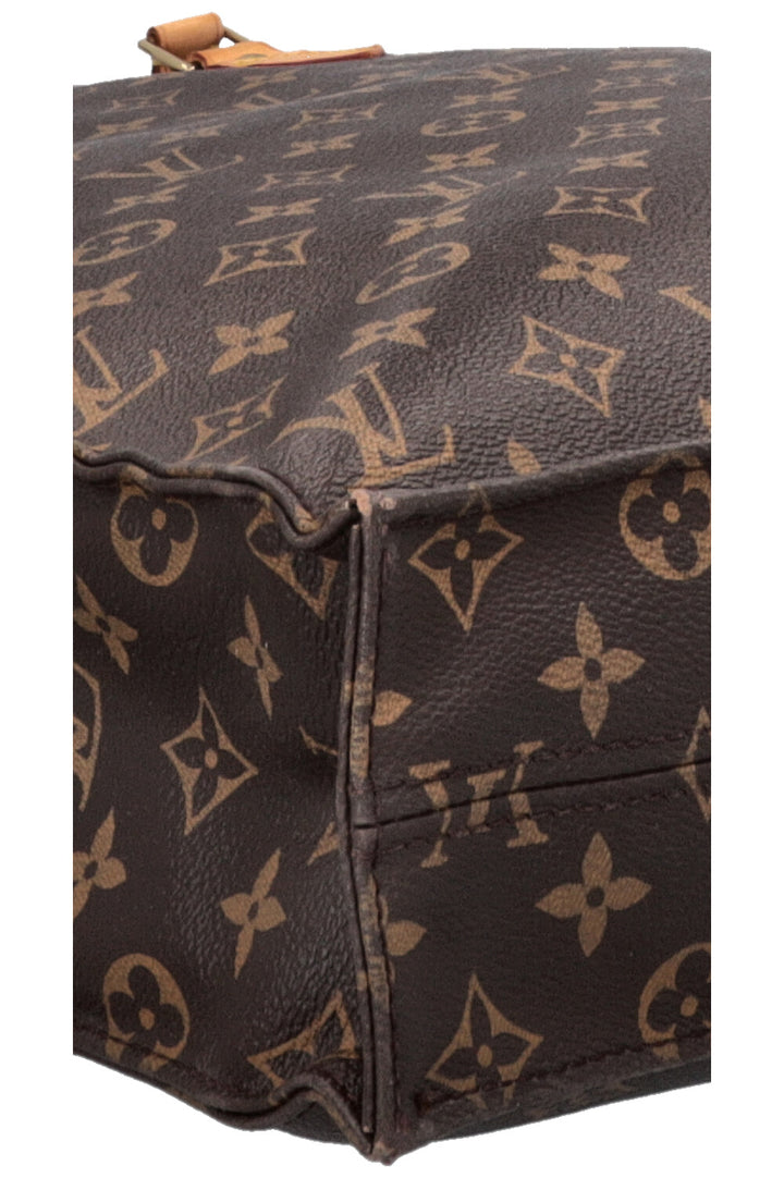 LOUIS VUITTON Sac Plat Tote Bag MNG Canvas