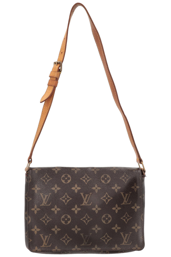 LOUIS VUITTON Musette Tango Shoulder Bag MNG Canvas