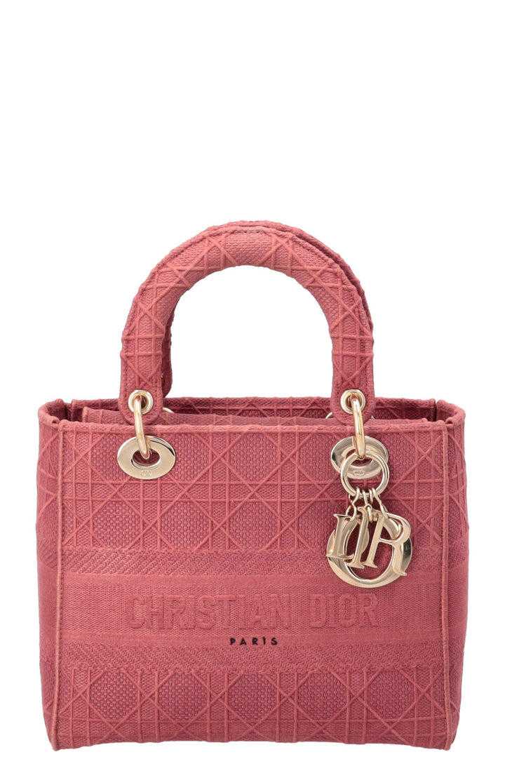 CHRISTIAN DIOR Lady Dior D-Lite Medium Old Rose