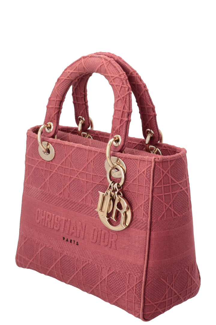 CHRISTIAN DIOR Lady Dior D-Lite Medium Old Rose