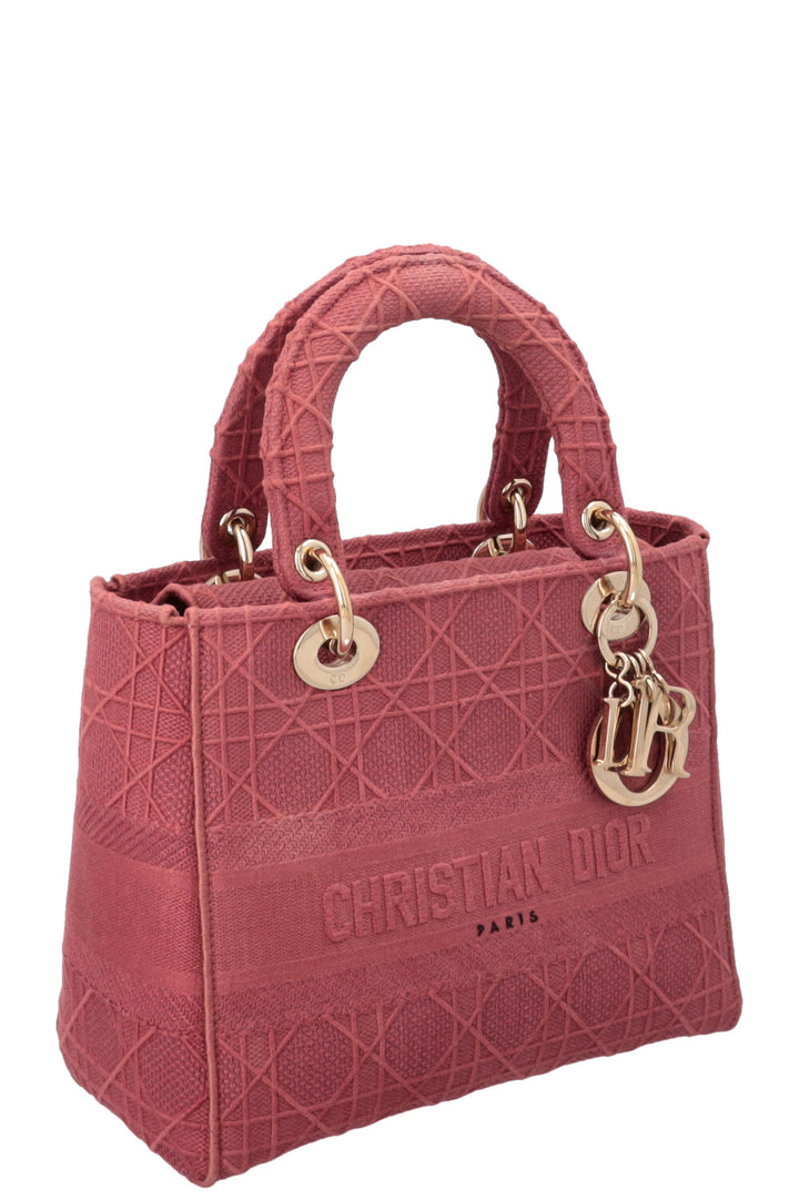 CHRISTIAN DIOR Lady Dior D-Lite Medium Old Rose