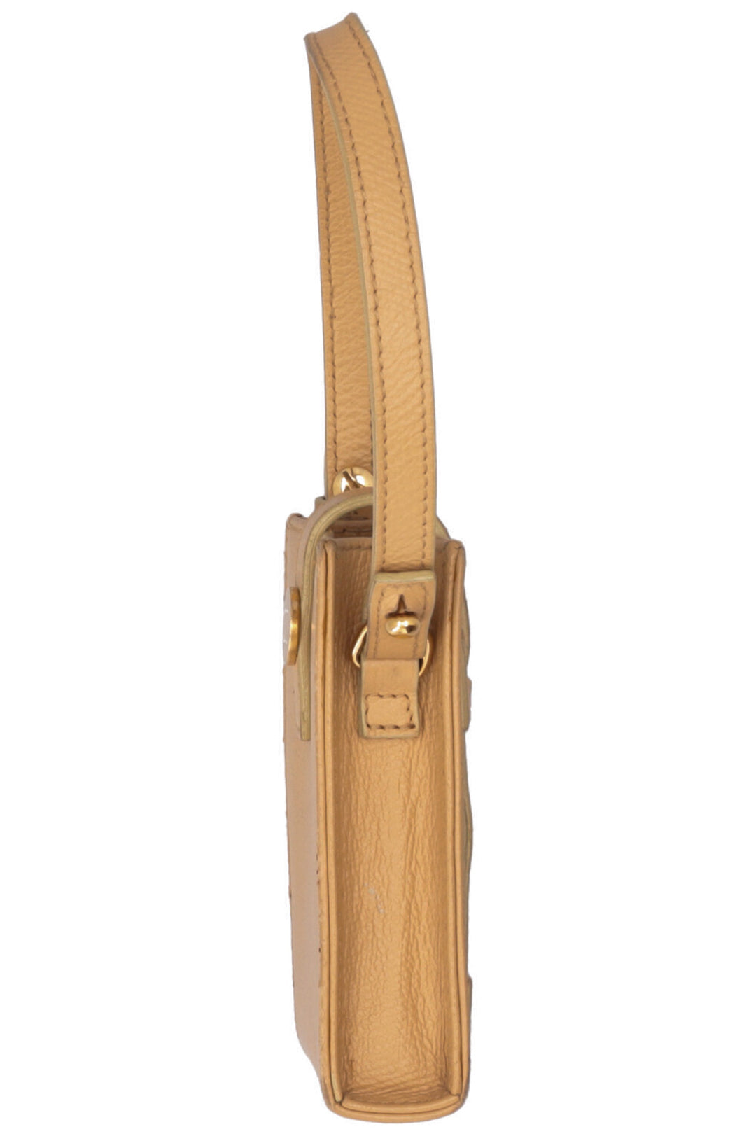 CHANEL Étui à cigarettes en cuir beige