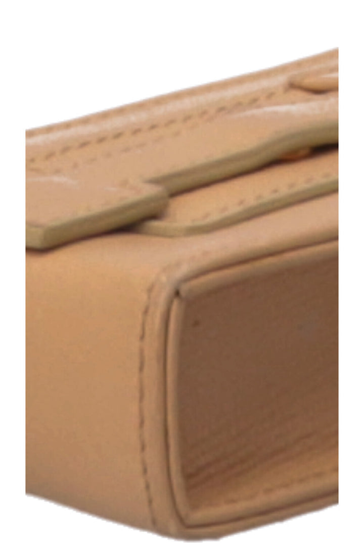 CHANEL Étui à cigarettes en cuir beige