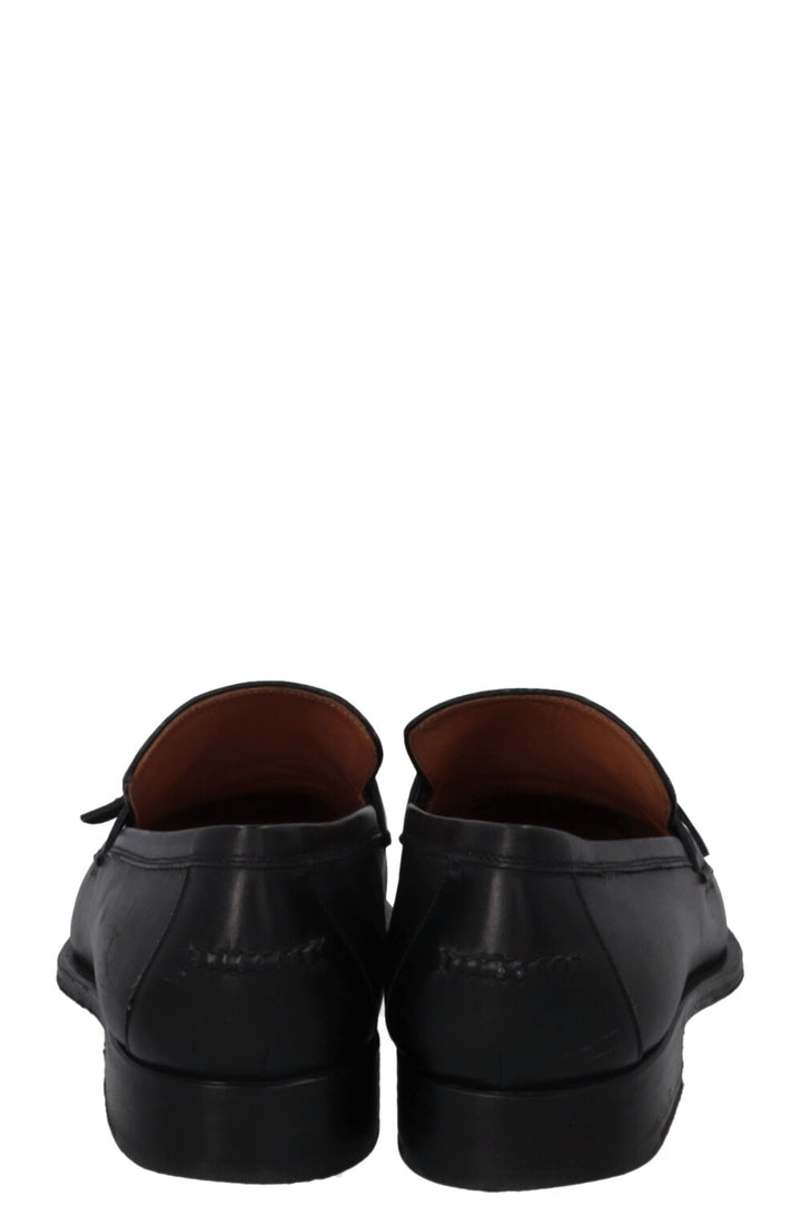 Mocassins Hermès Giovanni en cuir noir