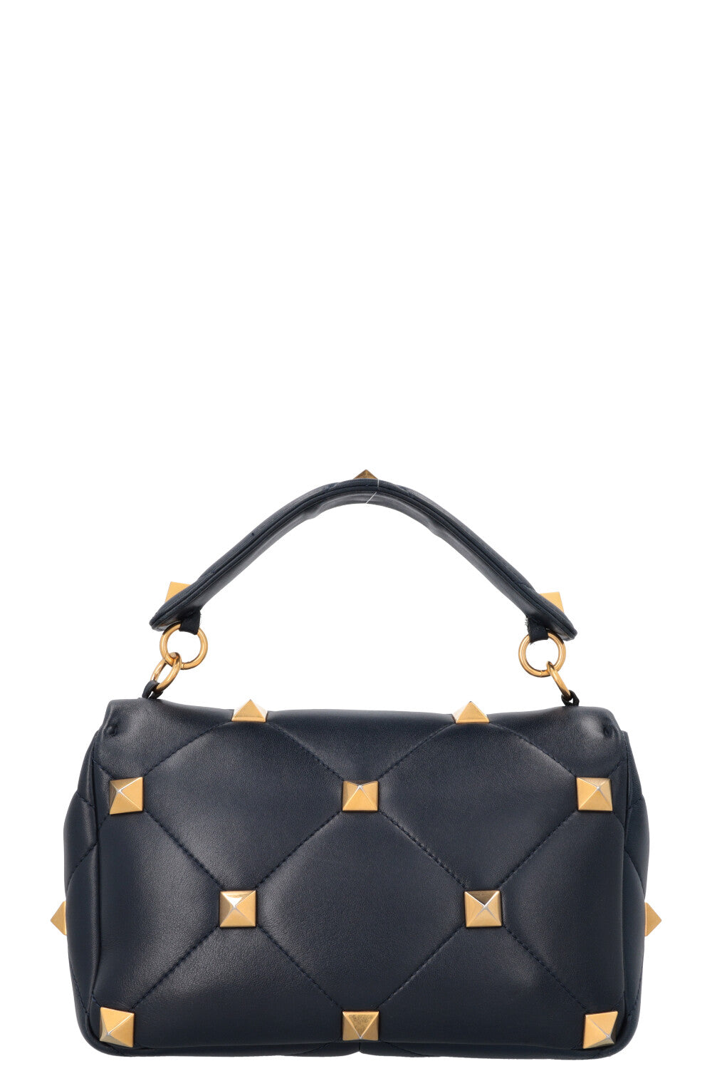 VALENTINO Roman Stud Top Handle Bag Blue