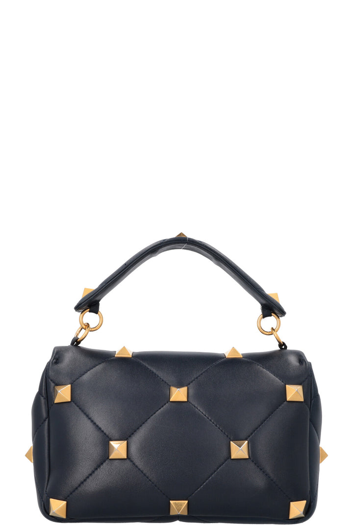 VALENTINO Roman Stud Top Handle Bag Blue