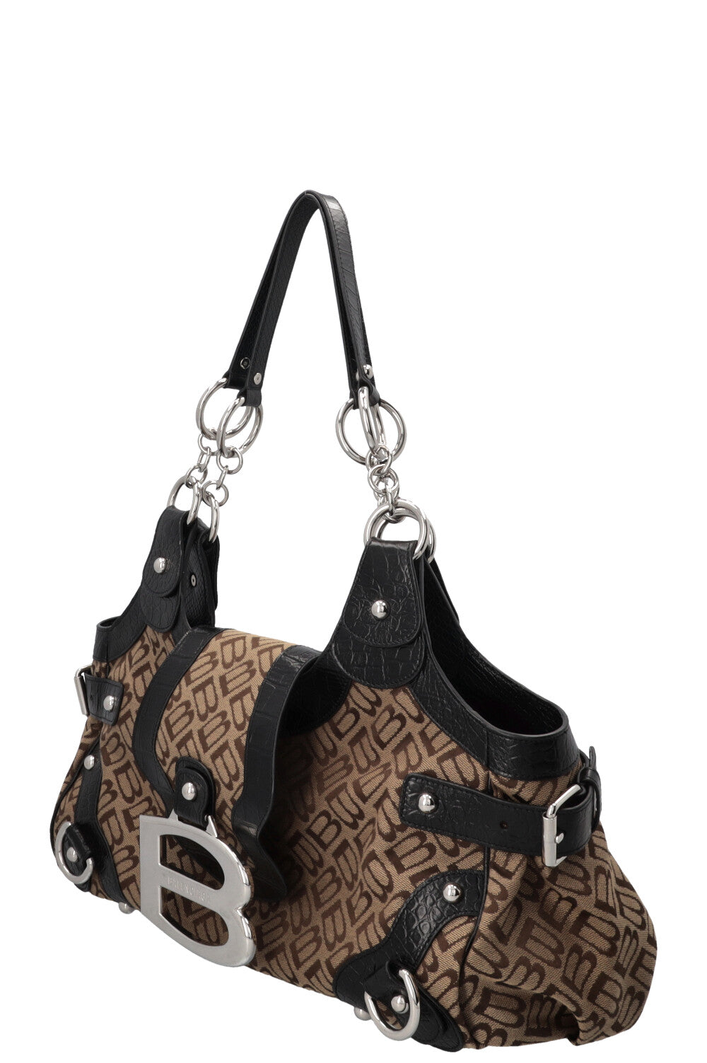 BALENCIAGA Essex Medium Bowling Bag Canvas