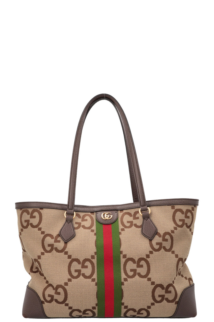 GUCCI Ophidia Shopping Tote Medium Jumbo GG Brown