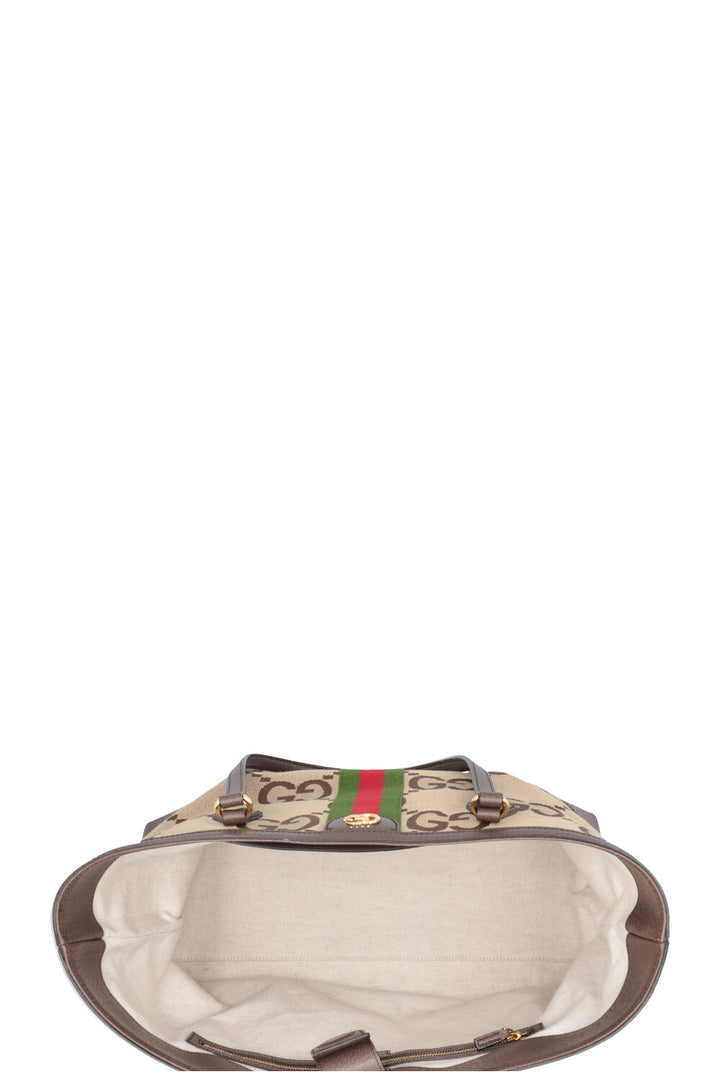 GUCCI Ophidia Shopping Tote Medium Jumbo GG Brown