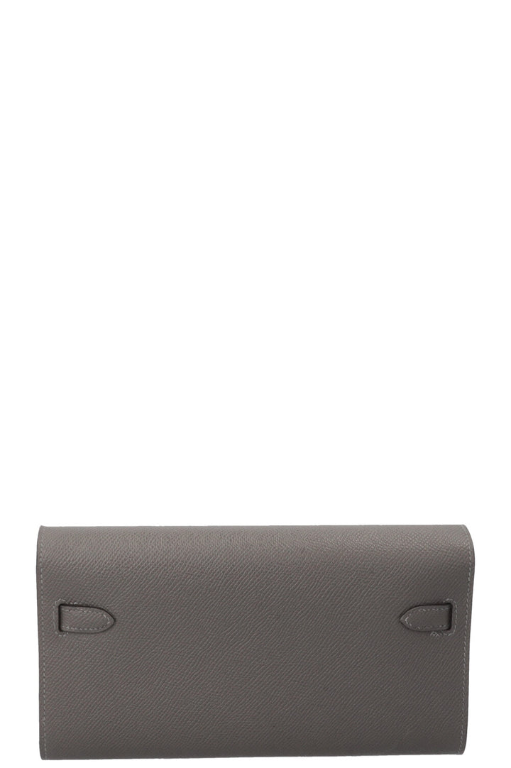 HERMÈS Kelly To Go Veau Epsom Gris Meyer