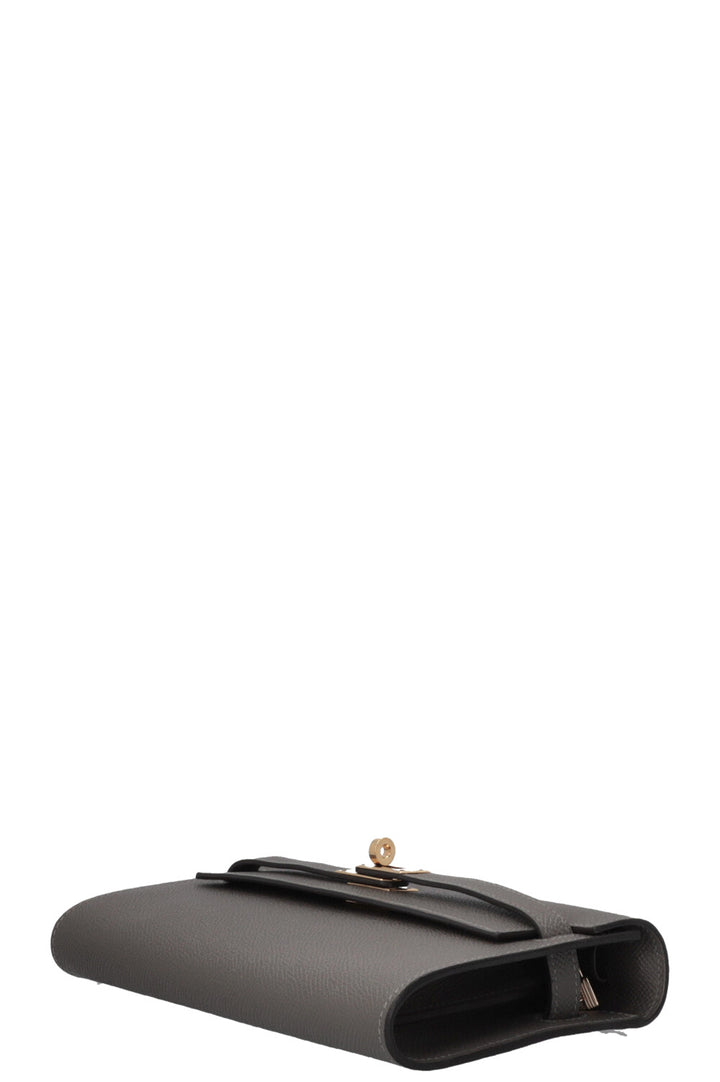 HERMÈS Kelly To Go Veau Epsom Gris Meyer