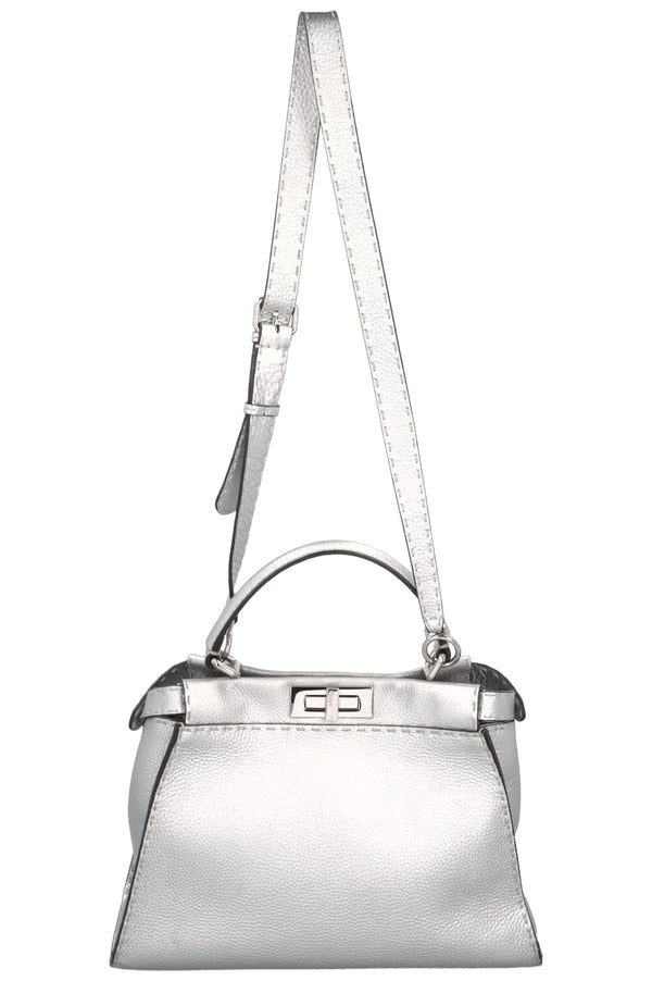 FENDI Peekaboo Medium Silver