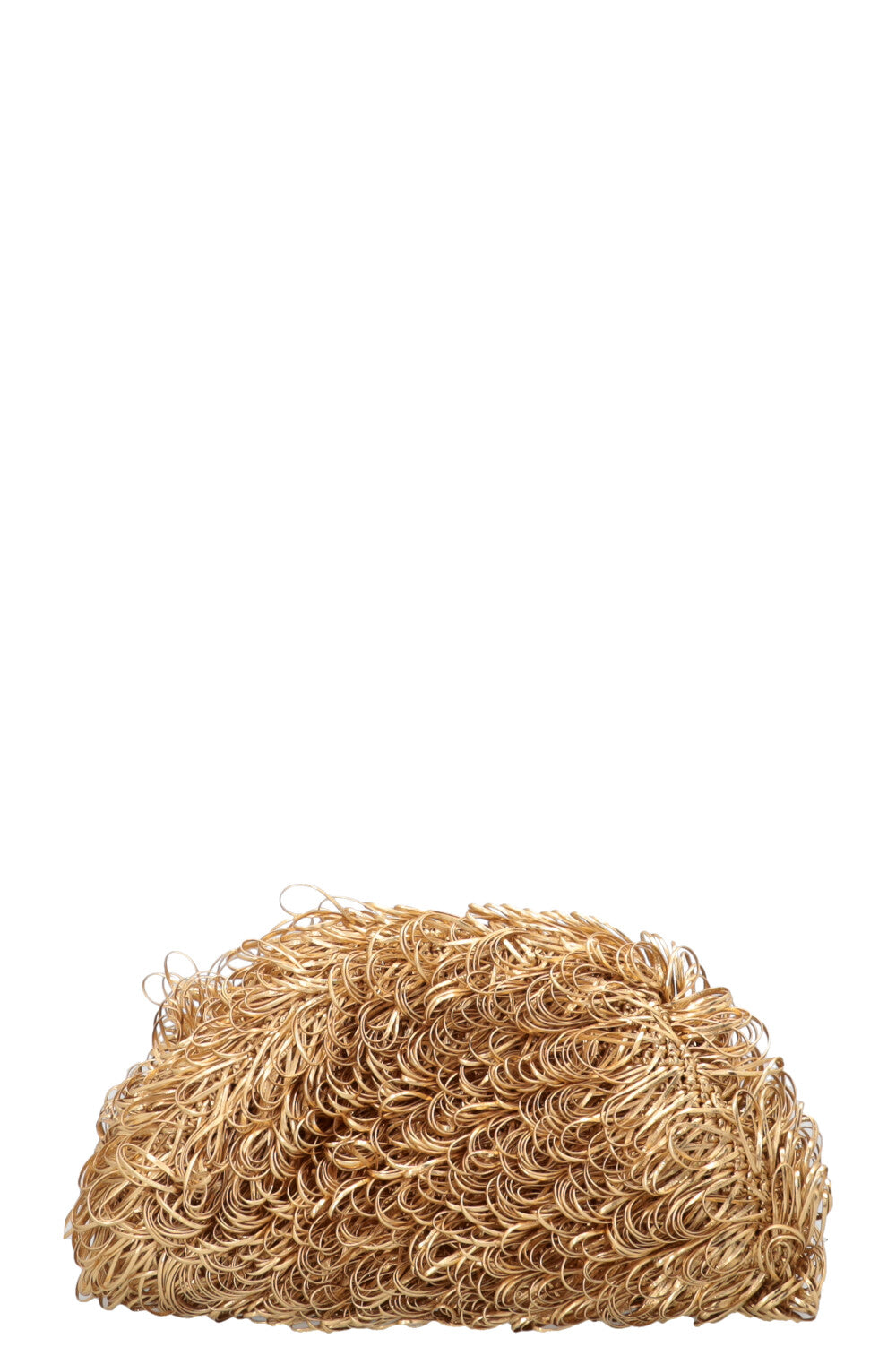 BOTTEGA VENETA The Sponge Pouch Oro Gold
