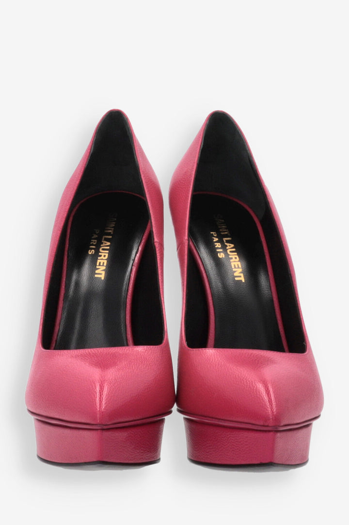 Saint Laurent Pinke Heels weniger schatten