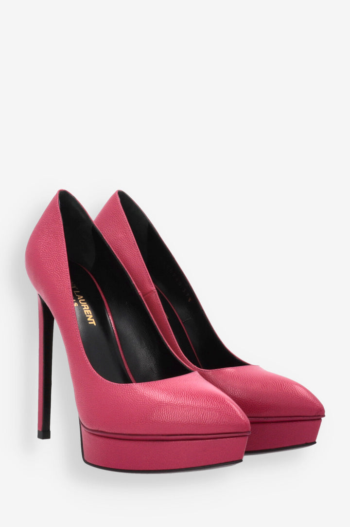 Saint Laurent Pinke Heels weniger schatten