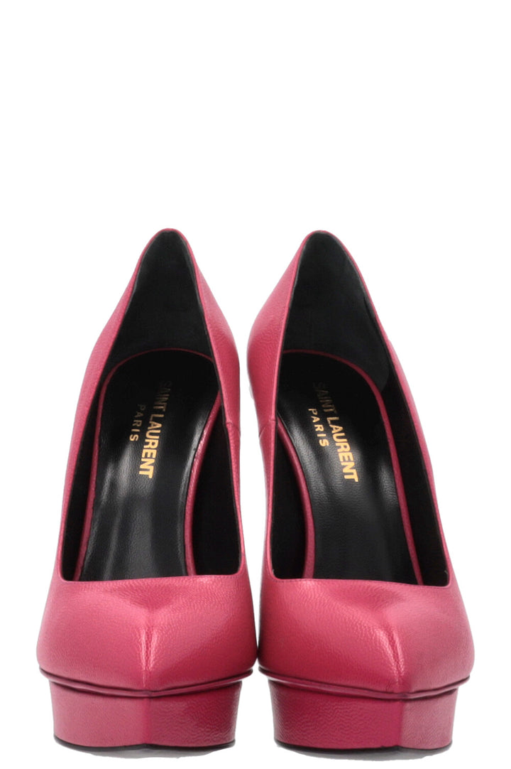 SAINT LAURENT Janis Plateau Heels Pink
