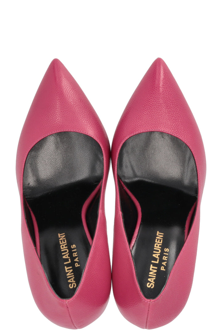 SAINT LAURENT Janis Plateau Heels Pink