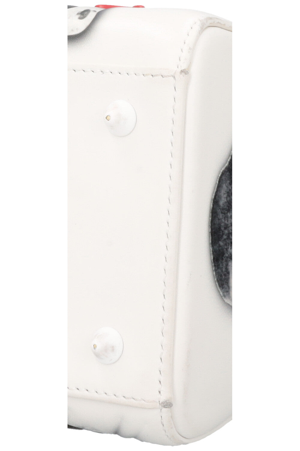 CHRISTIAN DIOR Medium Lady Dior Gilbert &amp; George Limited Edition White