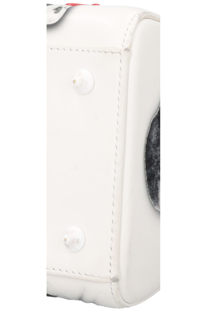 CHRISTIAN DIOR Medium Lady Dior Gilbert &amp; George Limited Edition White