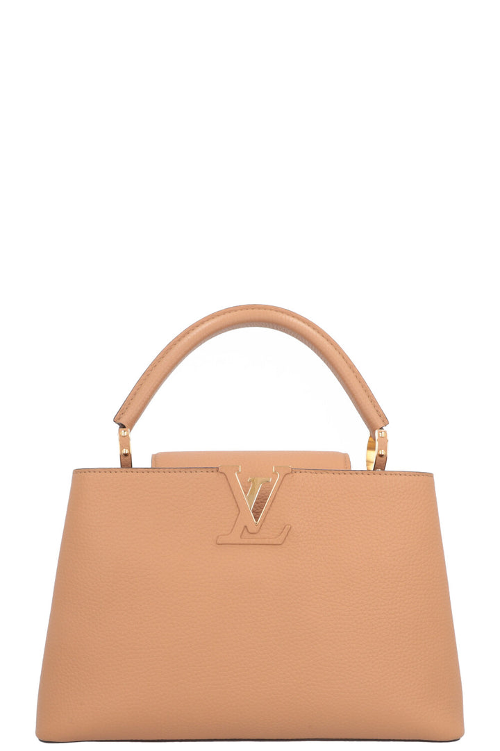 LOUIS VUITTON Capucines MM Beige