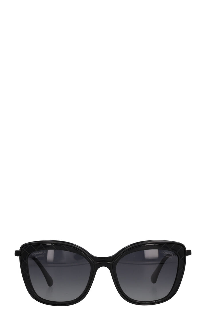 CHANEL 5476Q Quilted Butterfly Sunglasses Black