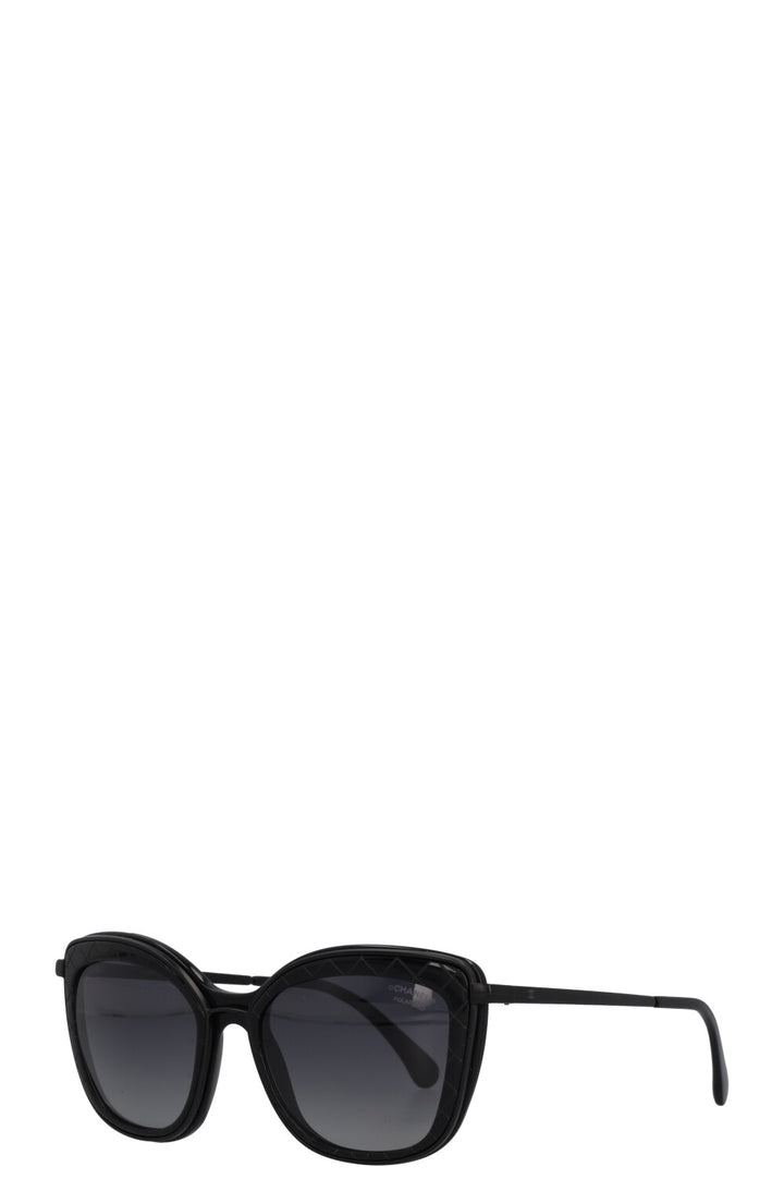 CHANEL 5476Q Quilted Butterfly Sunglasses Black