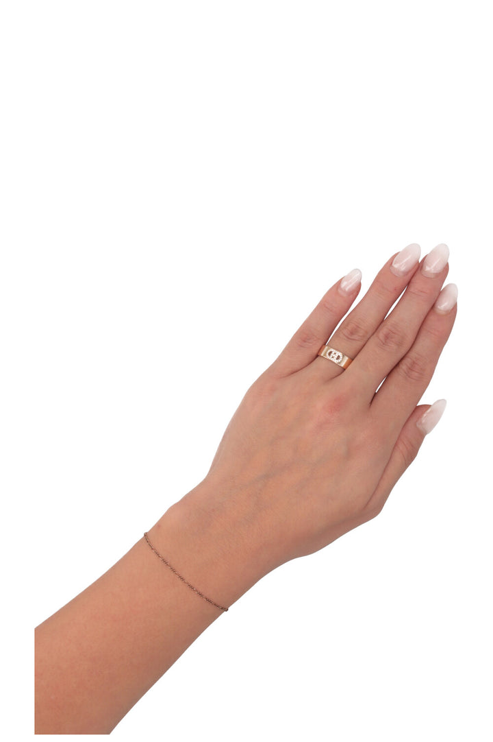 HERMÈS H D'Ancre Ring 18k Rose Gold
