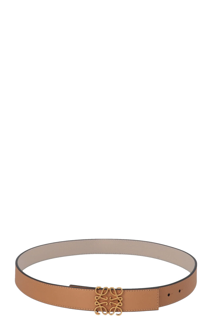 LOEWE Reversible Anagram Belt Brown