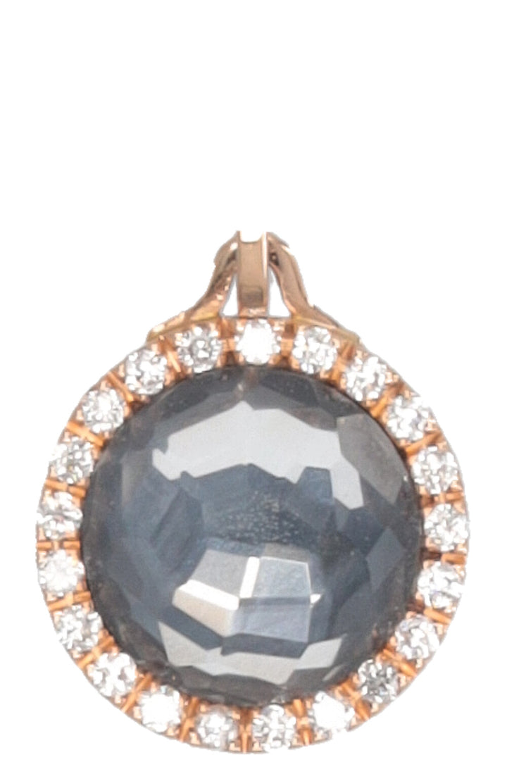 SCHINDLER Necklace Aquamarin 18k Rose Gold Diamonds