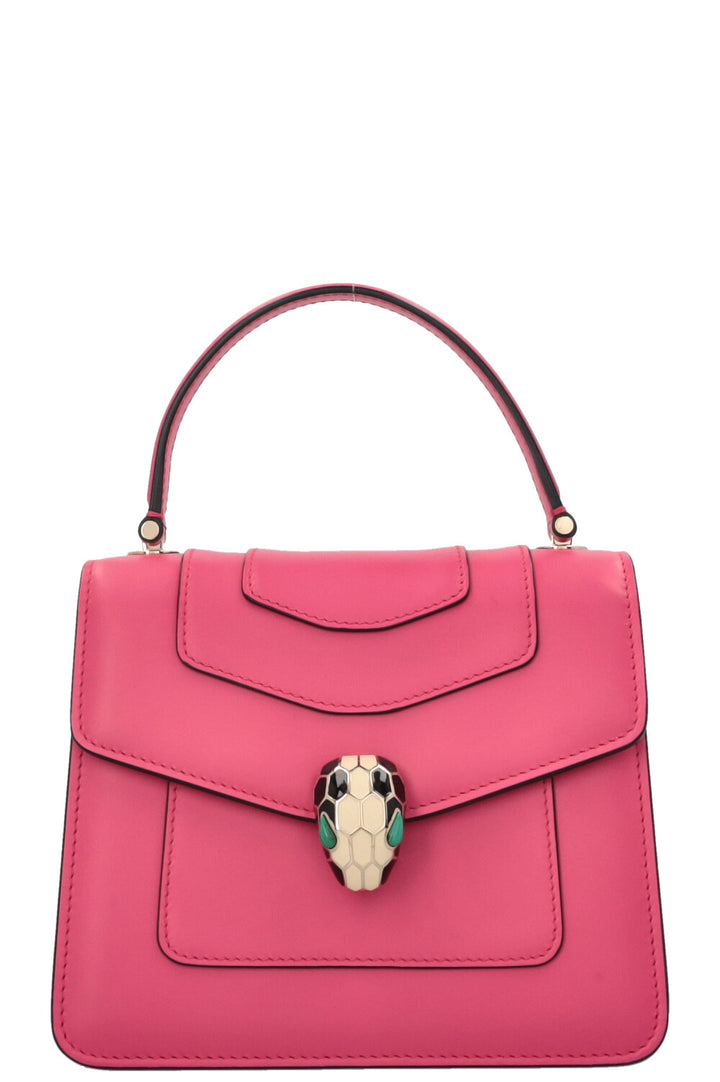 BVLGARI Serpenti Forever Top Handle Bag Pink