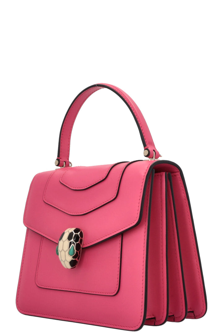 BVLGARI Serpenti Forever Top Handle Bag Pink