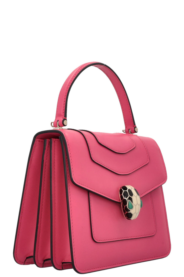 BVLGARI Serpenti Forever Top Handle Bag Pink