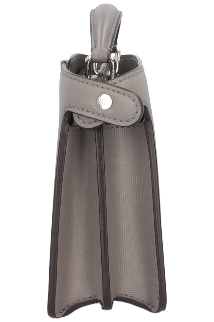 FENDI Peekaboo ISeeU X-Cross Bag Leather Grey