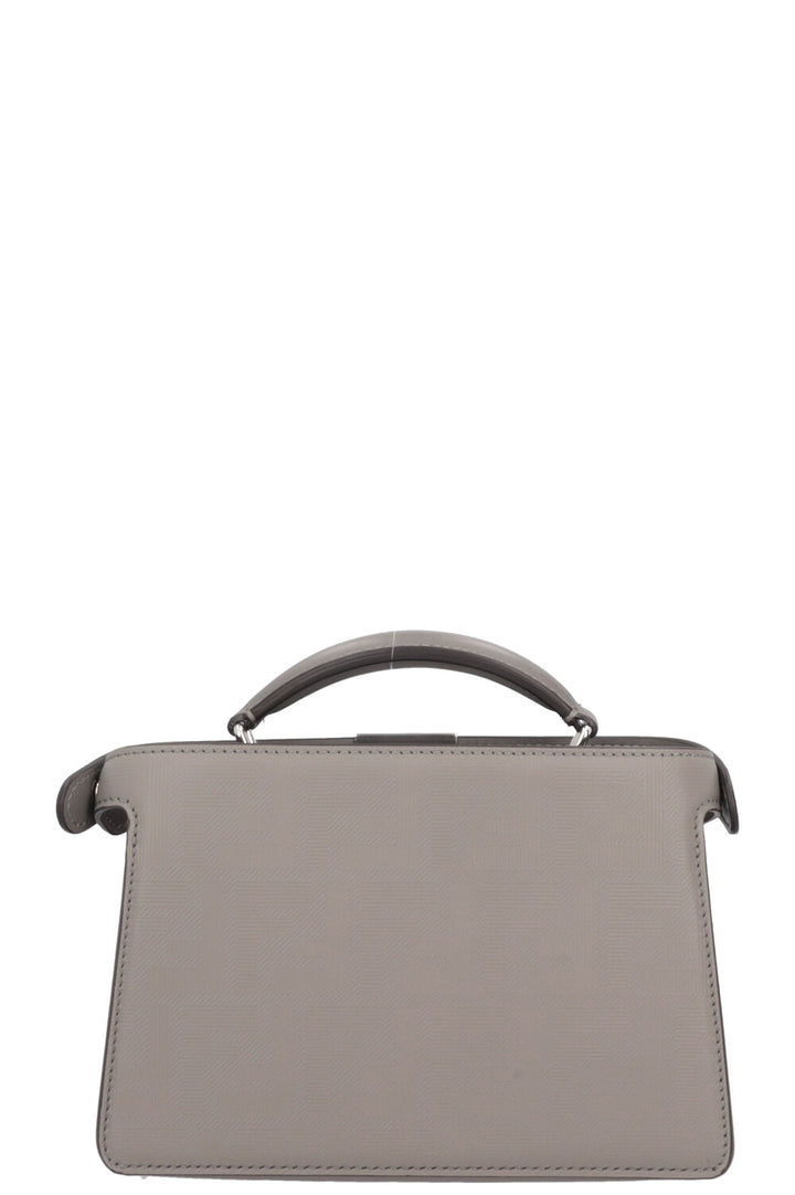 FENDI Peekaboo ISeeU X-Cross Bag Leather Grey