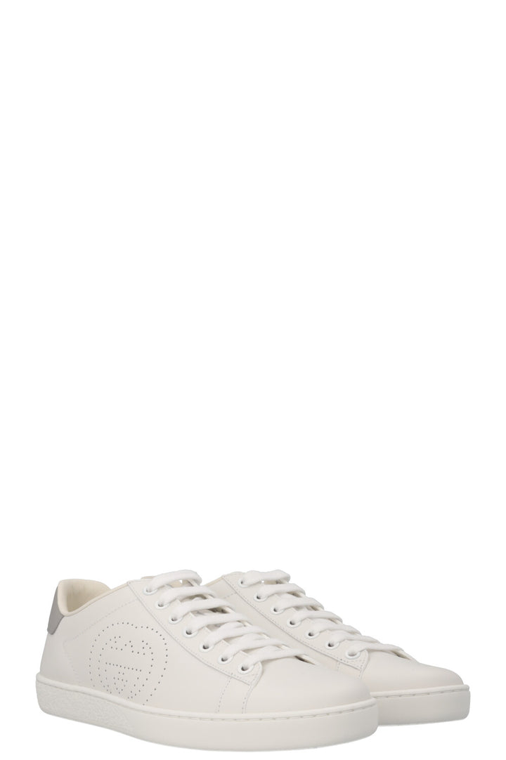 GUCCI Interlocking Low Top Sneaker White