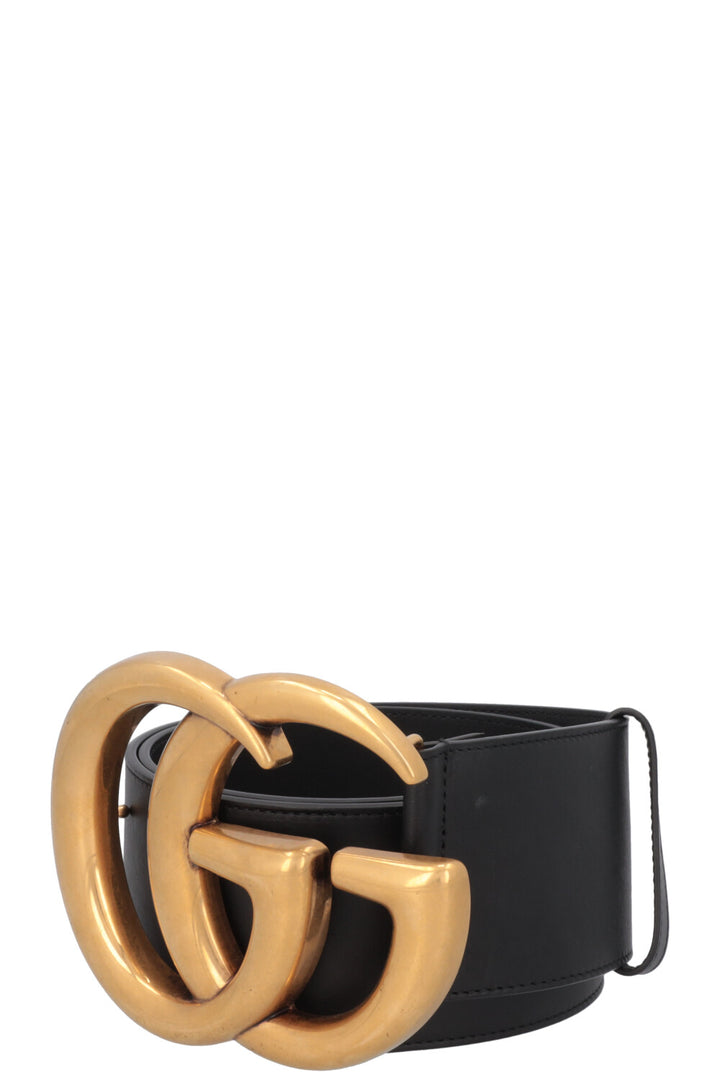GUCCI Giant GG Marmont Waist Belt Black