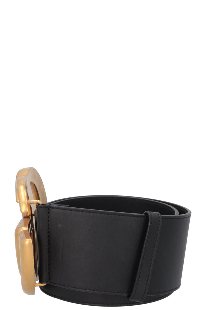 GUCCI Giant GG Marmont Waist Belt Black