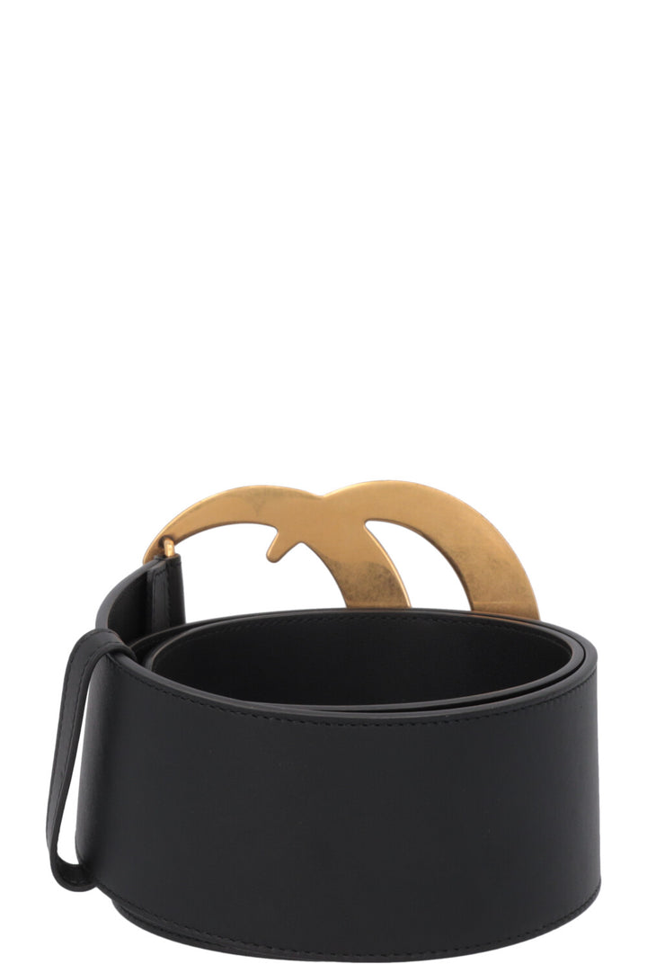 GUCCI Giant GG Marmont Waist Belt Black