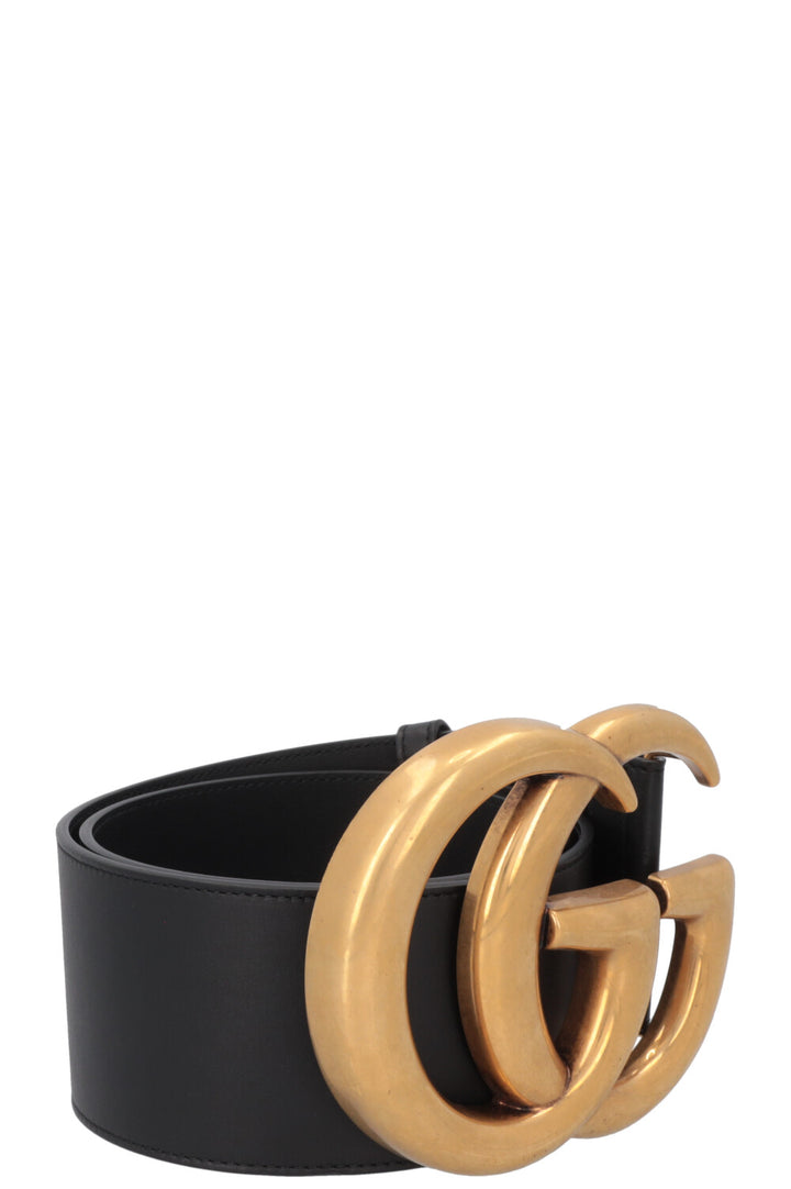 GUCCI Giant GG Marmont Waist Belt Black