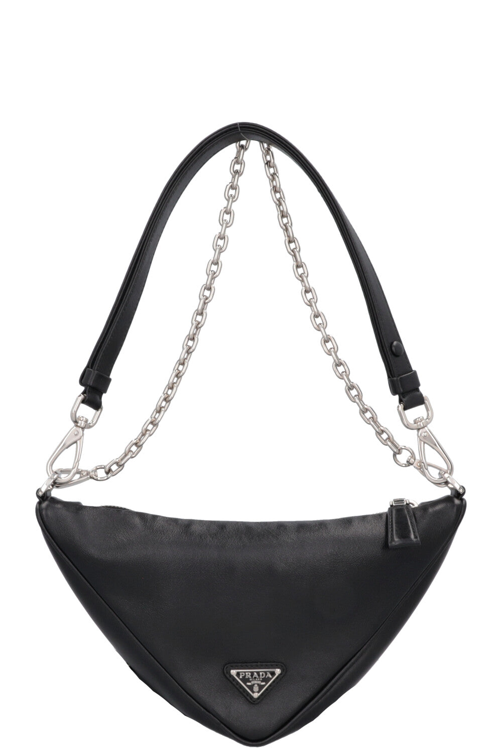 PRADA Triangle Bag Leather Black