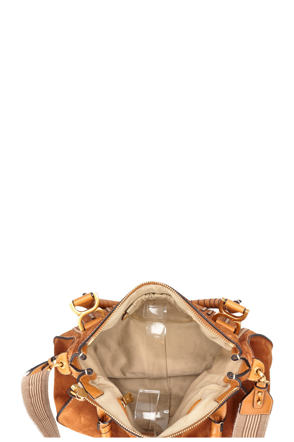 CHLOÉ Marcie Bag Suede Brown