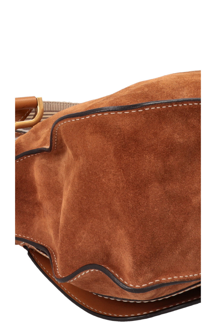 CHLOÉ Marcie Bag Suede Brown