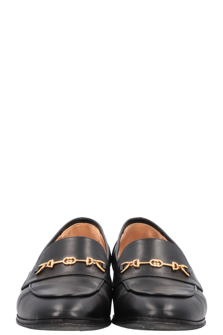 GUCCI GG Interlocking Loafers Black