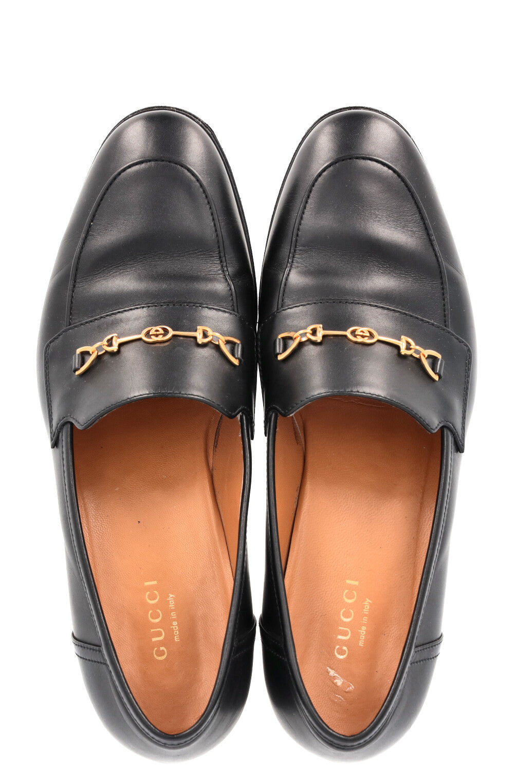 GUCCI GG Interlocking Loafers Black