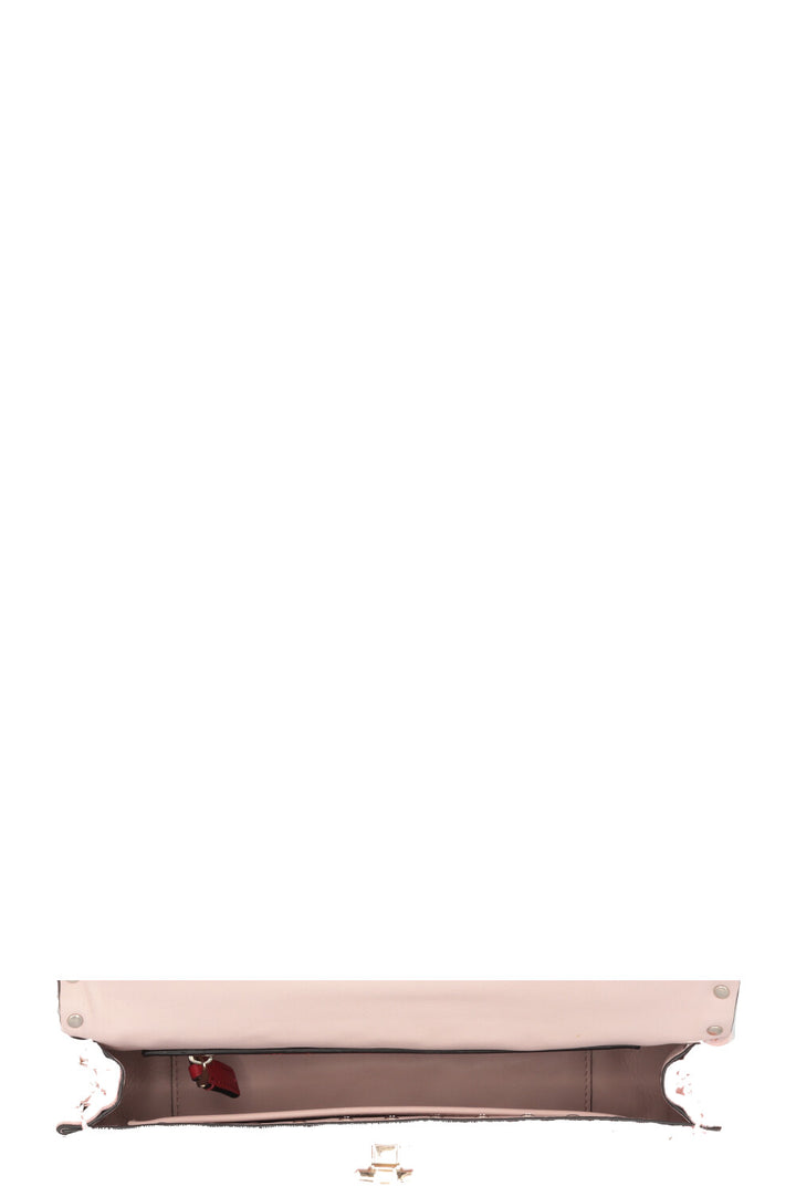 VALENTINO Small Rockstud Spike Bag Velvet Light Pink