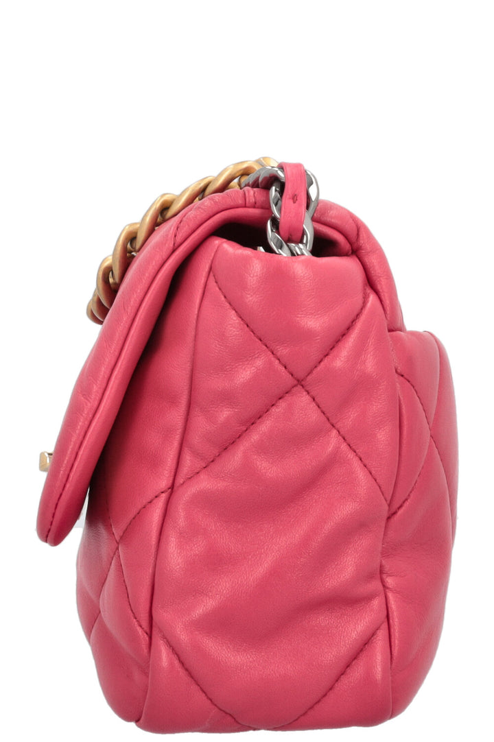 CHANEL 19 Small Bag Dark Pink